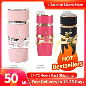 YARA 50ml EDP for Women + ASAD 50ml EDP for Men – Long-Lasting